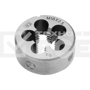 Плашка Сибртех М18x2,5 мм