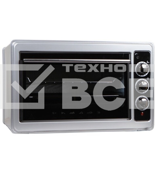 Мини-печь Delta D-0123 серая с тэном повыш. мощности,1300 Вт,37 л,2 нагреват. эл, с термостатом