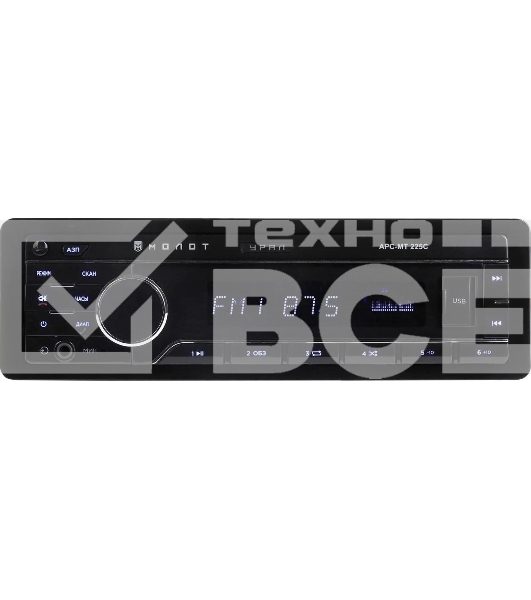 Автомагнитола URAL МОЛОТ АРС-МТ 225С