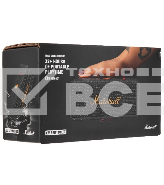 Колонка портативная MARSHALL EMBERTON III черный