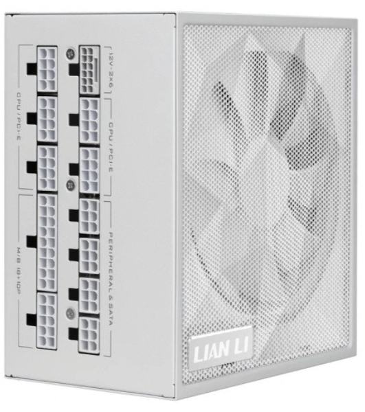 Блок питания ATX Lian Li S8P 8W, PLUS Platinum, 12VHPWR, full modular SX0850P White