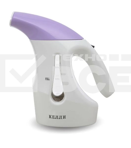Отпариватель KELLI КL-312 сиреневый/белый, 1800 Вт, 20 г/мин, 500 мл