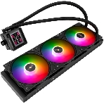 Система жидкостного охлаждения Thermalright Frozen Warframe SE 360 ARGB Soc-AM5/AM4/1151/1200/2066/2011/1700 черный 4-pin 29.6dB Al LCD Ret (F-WFRAME-SE-360-BL-ARGB), фото7