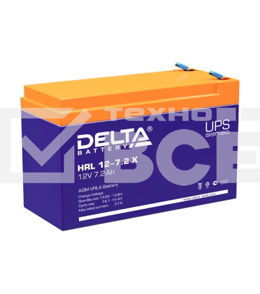 Батарея Delta HRL 12-7.2Х (12V 7.2Ah)