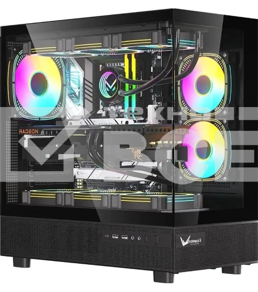 Компьютерный корпус AeroCool / Formula Crystal Z8 черный без БП ATX 9x120mm 7x140mm 1xUSB2.0 1xUSB3.0 1xUSB3.1 audio bott PSU