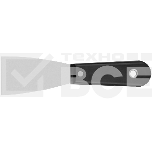 Шпатель FIT 06270 с пластиковой ручкой полированный 2