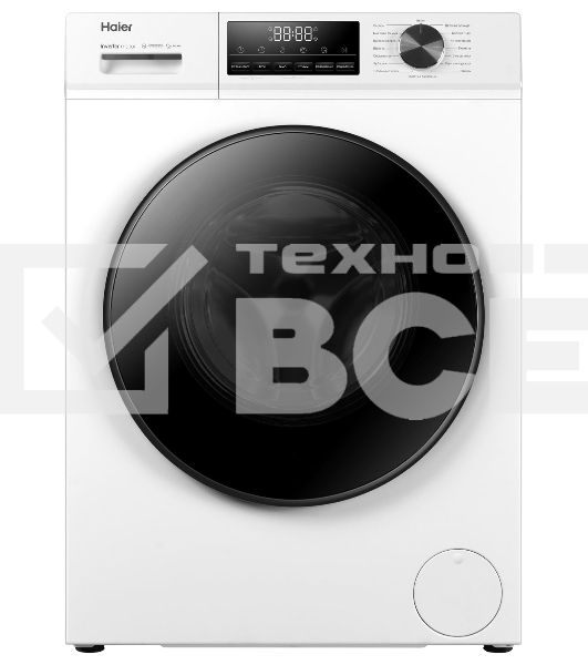 Стиральная машина Haier HW100-BP12406 белый, загрузка фронтальная 10 кг, 1200 об/мин, класс: A+++