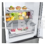 Холодильник LG GC-B459ANMW серебристый двухкамерный 234/110л морозилка снизу, фото12