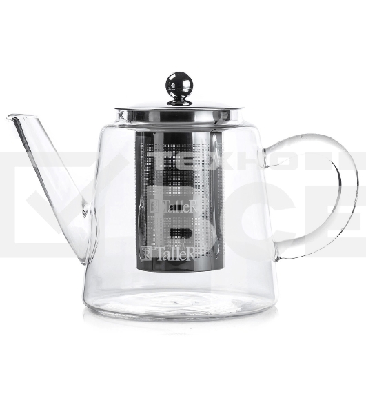 Чайник заварочный TalleR 31375-TR 1000 мл.Термостойкое боросиликатное стекло.