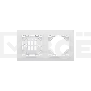 Рамка 2-м Минск горизонтальная белый Basic EKF ERM-G-302-10