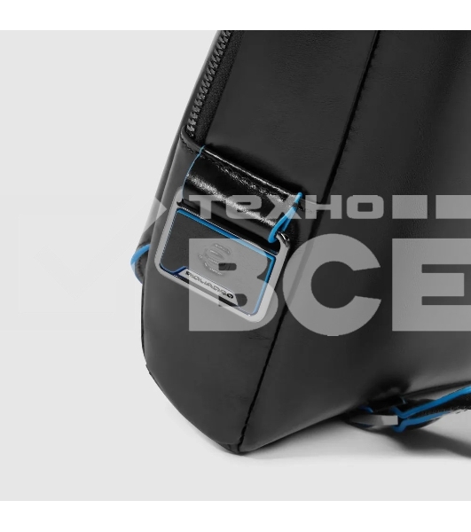 Рюкзак слинг мужской Piquadro Blue Square CA6898B2/N черный кожа