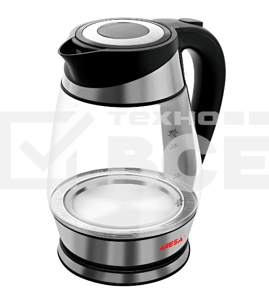 Чайник Aresa AR-3441 220-240В, 50 Гц, 2000 Вт, 1.7 л
