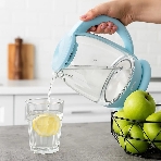 Чайник электрический Kitfort КТ-640-1 1.7 л, 2200 Вт, голубой (корпус: пластик/стекло), фото2