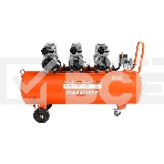 Компрессор Patriot поршневой безмасляный WO 100-440, 440 л/мин, 8 бар, 2500 Вт, 100 л, быстросъем и 