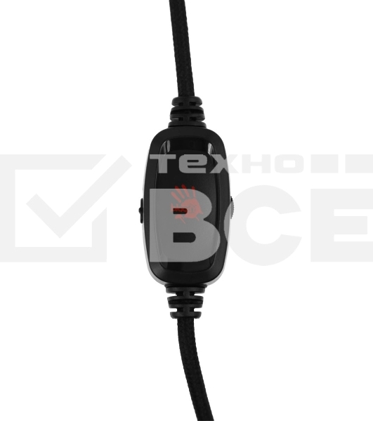 Гарнитура проводная с микрофоном A4Tech Bloody G575P черный 2м мониторные оголовье (G575P)