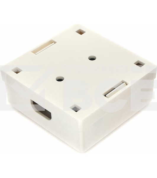 Розетка Cablexpert NA218 RJ-45 кат.6 внешняя 2 порта, 110&Krone