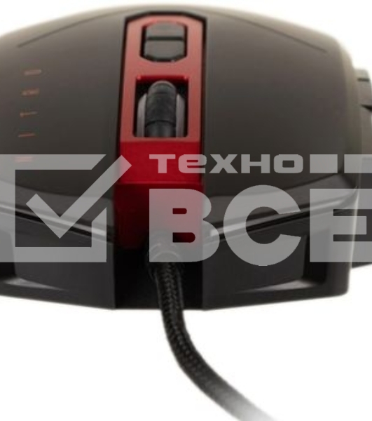 Мышь проводная Acer Nitro NMW120 черный/красный, 4200dpi, USB, кнопки - 8