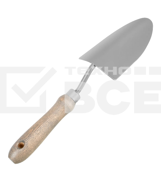 Совок посадочный широкий Palisad LUXE 85х330 мм, стальной, рукоятка из ясеня