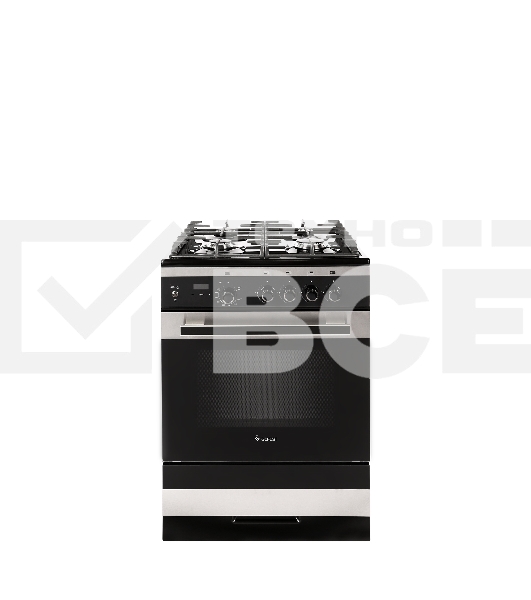 Плита газовая Gefest ПГ 6500-04 0169 черный, конфорок 4 шт, духовка 52 л, 60 см x 85 см x 60 см