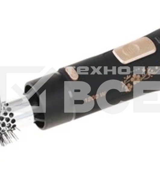 Фен-щётка Centek CT-2059 черный/золотистый, 1200 Вт, 25 мм