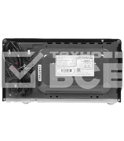 Микроволновая печь ECON ECO-2031M черный, 20 л, 700 Вт, переключатели - поворотный механизм