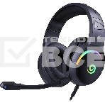 Гарнитура Defender Debor чёрный, проводная, USB, подсветка, фото 1