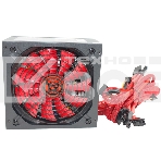 Блок питания Ginzzu PC500 (Red), 500Вт 80 PLUS, 140мм, черный (Red), фото2