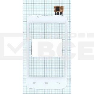 Сенсорное стекло (тачскрин) для Fly IQ436 Era Nano 3, белое