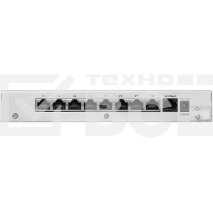 Межсетевой экран Zyxel USG FLEX 100H с подпиской Gold на 1 год (AS, AV, CF, IDP/DPI, Sandboxing, SecuReporter), 8xRJ-45: 1G (LAN/WAN), 1xUSB3.0 **