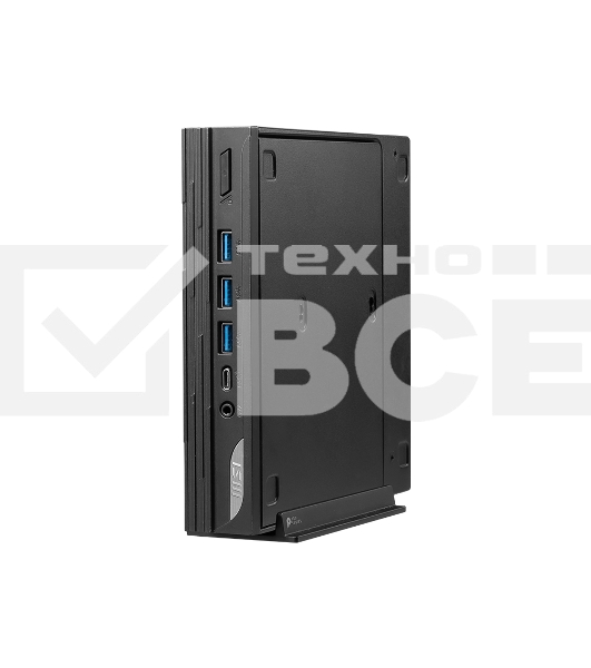 Компьютер Мини ПК MSI Pro DP10 12M Mini Core i3-1215U (1.2GHz), 8Gb DDR4 SO-DIMM, 256GB SSD M.2, Intel UHD Graphics 730, noDVD, WiFi, BT, 120W, VESA, COM Port, noOS, 1y war-ty