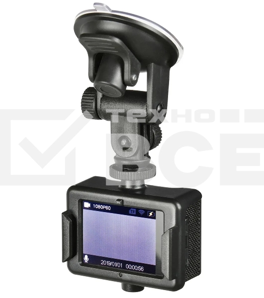 Видеорегистратор Digma FreeDrive Action 4K WiFi черный 8Mpix 2160x3840 2160p 140гр.