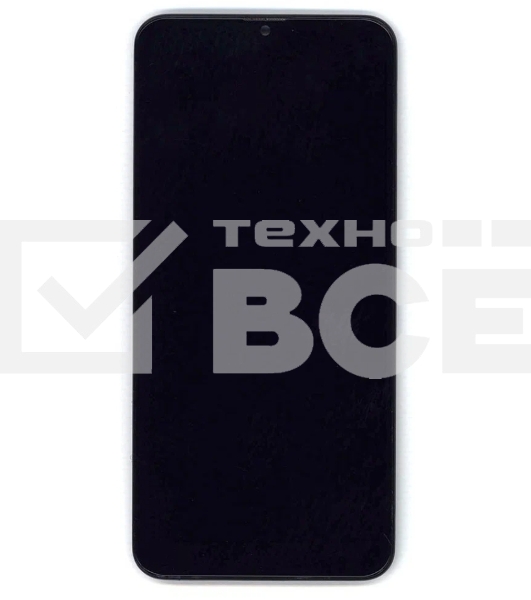 Дисплей для Samsung Galaxy A30S SM-A307F в сборе с тачскрином и рамкой (TFT), черный
