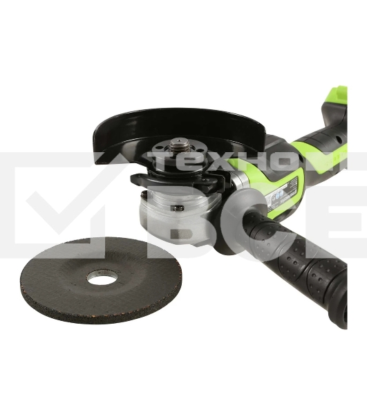 Угловая шлифовальная машина аккумуляторная GreenWorks GD24AGk4, 24V, бесщеточная, c 1хАКБ 4 А·ч и ЗУ в сумке (3200207UB)