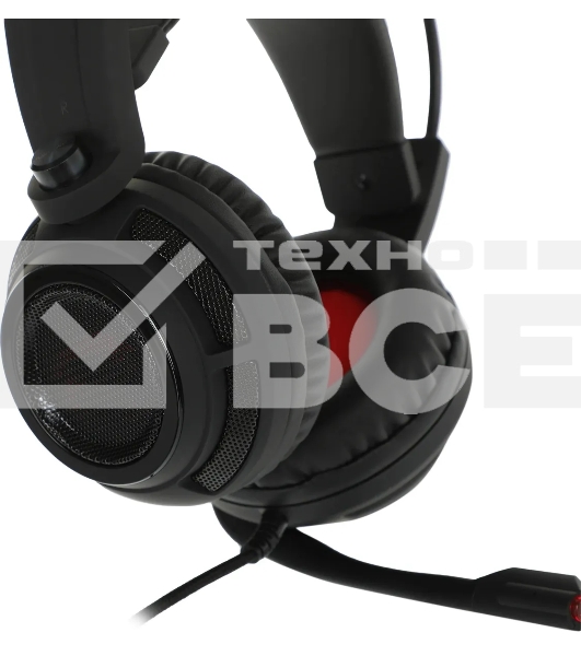 Наушники с микрофоном MSI DS502 черный 2м накладные USB оголовье (S37-0400120-SV1)