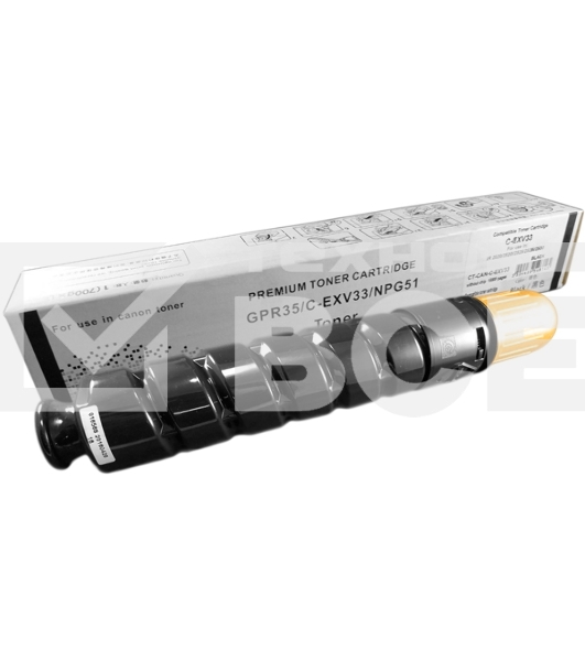 Картридж лазерный ELP С-EXV33/GPR-35/NPG-51 черный (14600 стр. туба 600г) для Canon iR 2520/2520i/2525/2525i/2530