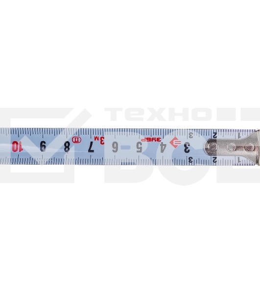 Рулетка Зубр 34016-3 СТАНДАРТ корпус с резиновым напылением, 3м/16мм