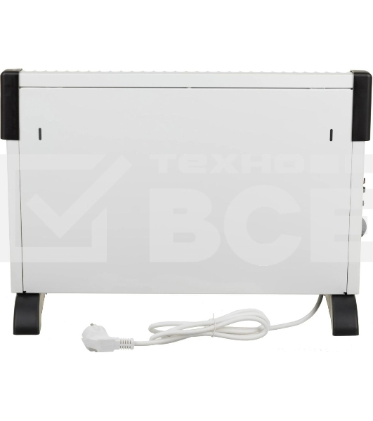 Конвектор Centek CT-6124 белый, 750/1250/2000 Вт, 20 м2, механический термостат