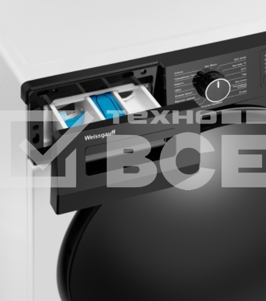 Стиральная машина Weissgauff WM 61210 DC Inverter Steam белый, загрузка фронтальная 10,5 кг, 1200 об/мин, класс А+++