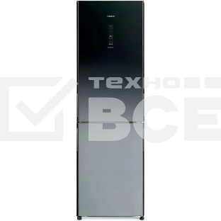 Холодильник Hitachi R-BG410PUC6X XGR серый двухкамерный 215/105л морозилка снизу, No Frost