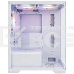 Компьютерный корпус 1STPLAYER MIKU Mi2 White / mATX / 3x120mm LED fans / Mi2-WH-3F1-W, фото3