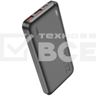 Мобильный аккумулятор Hoco J101 Astute 10000mAh QC3.0/PD3.0 22.5W 5A 2xUSB-A/USB-C черный