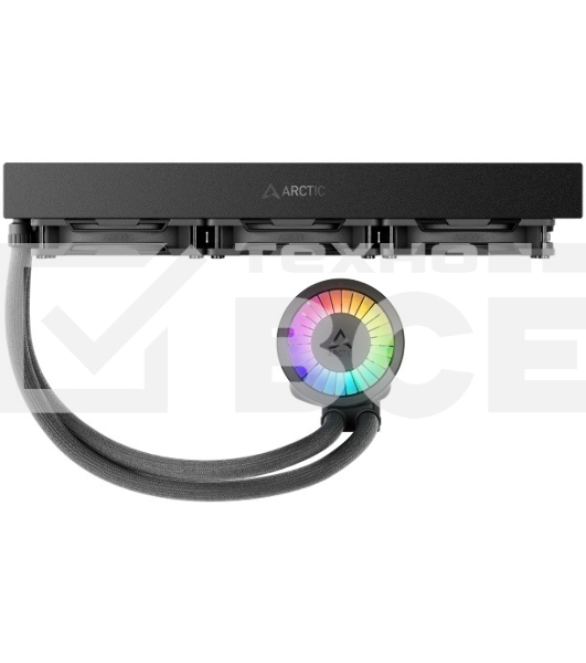 Жидкостная система охлаждения Arctic Cooling Liquid Freezer III Pro 360 ARGB Multi Compatible ACFRE00184A черный 120мм алюминий+медь 3000rpm 4-pin
