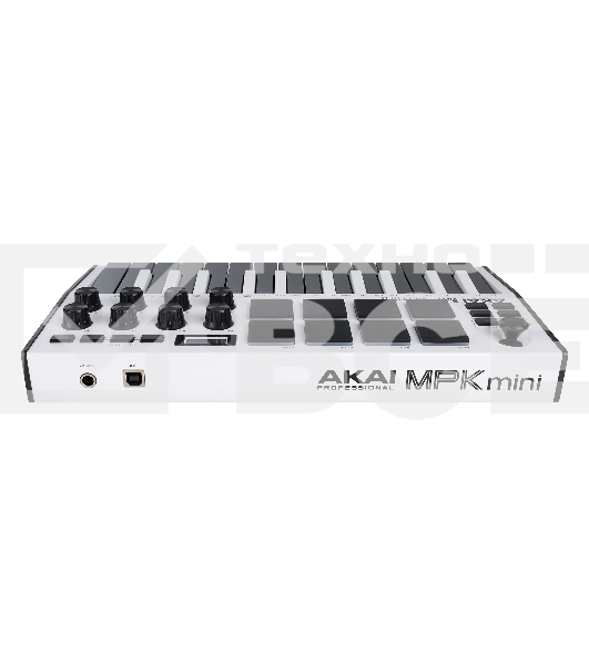 Клавиатура MIDI AKAI [MPK Mini MK3 White] 25 мини клавиш, 8 пэдов, 8 энкодеров, цвет белый