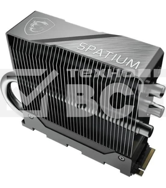 Накопитель SSD MSI 2Tb SPATIUM M580 M.2(22x80mm), NVMe, PCIe 5.0 x4, 3D TLC, R/W 14600/12700, IOPs -/-, DRAM buffer 4096, TBW 1400, DWPD 0.33, with Heat Spreader