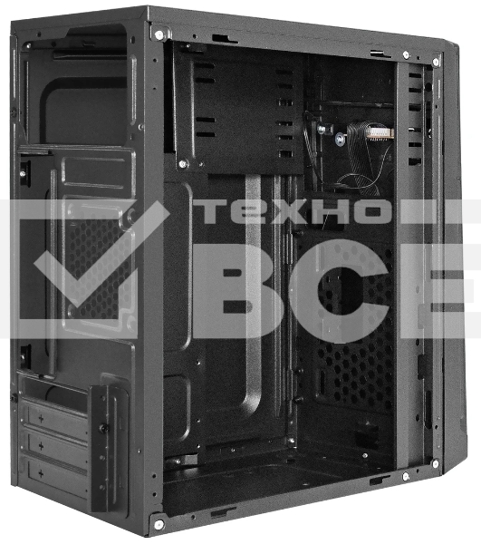 Компьютерный корпус Minitower ExeGate BAA-107U-UNS500 (mATX, БП UNS500 с вент. 12см, 1хUSB+2хUSB 3.0, аудио, черный)