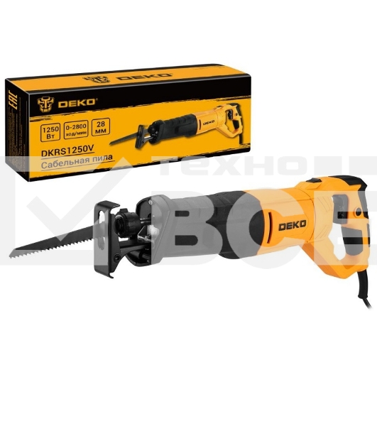 Сабельная пила DEKO DKRS1250V, 1250Вт