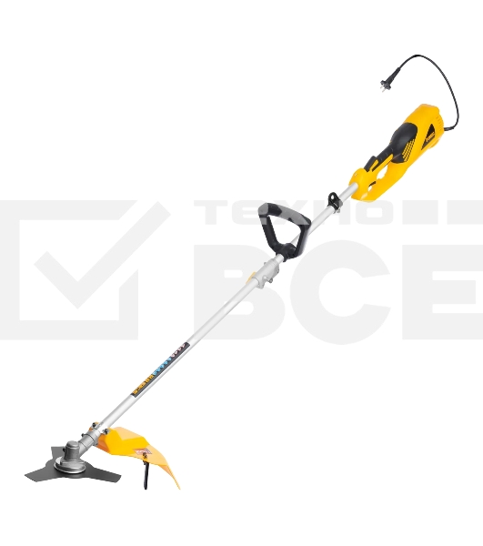 Триммер Denzel TE-1200 220В 1200Вт 7000об/мин Флески 2мм ширина реза 380мм