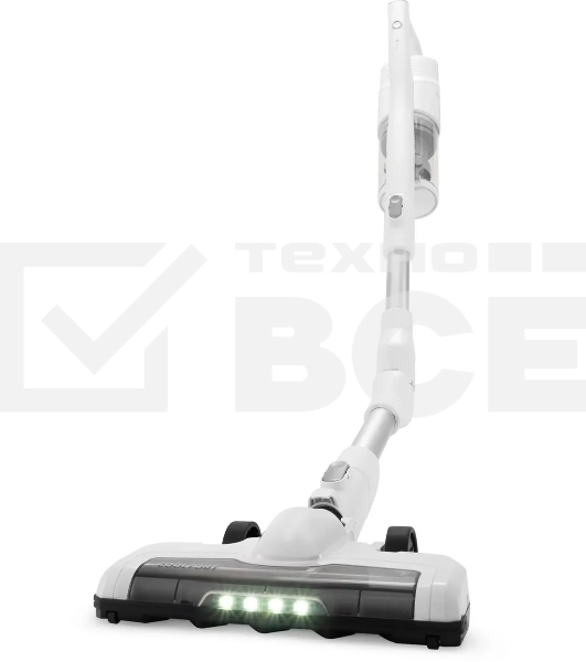 Пылесос вертикальный Coolfort CF-3004 белый, питание от аккумулятора, 150 Вт, уборка сухая/влажная, пылесборник 0,5 л, работа от АКБ max 30 мин.