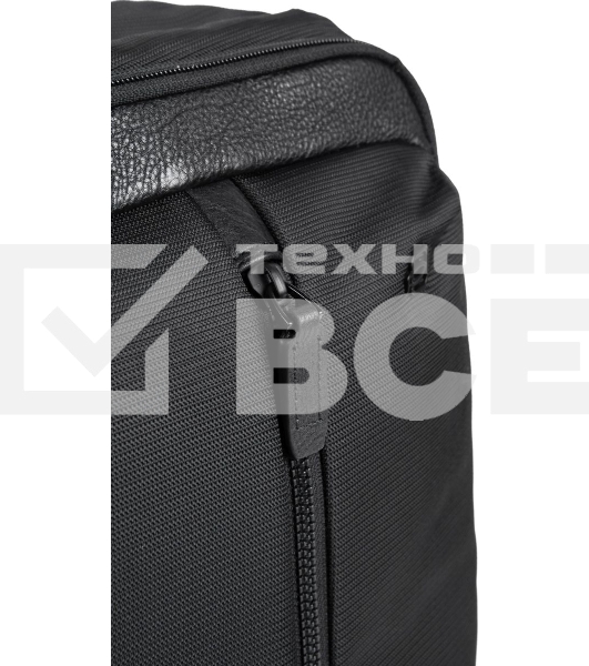 Рюкзак слинг мужской Piquadro Marcel CA6448W138/N черный нейлон/натур.кожа