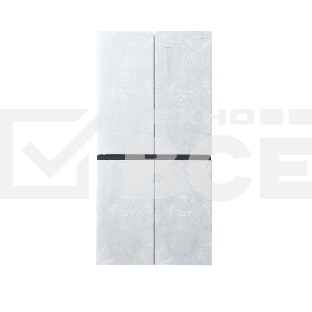 Холодильник Centek CT-1742 белый трехкамерный 267/148л морозилка снизу, No Frost, Side by Side